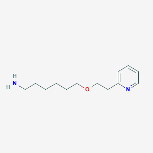 molecular formula C13H22N2O B8478918 6-[2-(2-Pyridinyl)ethoxy]hexanamine 