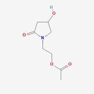 2-(4-Hydroxypyrrolidin-2-on-1-yl)-ethyl acetate