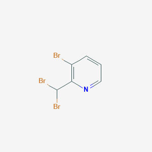 molecular formula C6H4Br3N B8479038 Pyridine, 3-bromo-2-(dibromomethyl)- CAS No. 865449-17-8