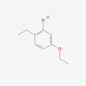 molecular formula C10H14O2 B8479098 5-Ethoxy-2-ethyl-phenol 