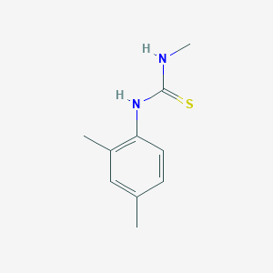 molecular formula C10H14N2S B084791 3-Methyl-1-(2,4-xylyl)thiourea CAS No. 13278-55-2