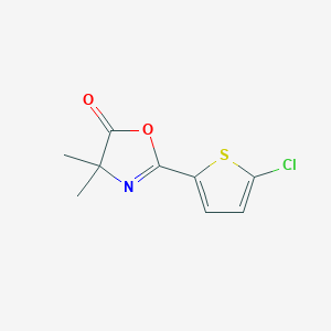 2-(5-chloro-thiophen-2-yl)-4,4-dimethyl-4H-oxazol-5-one