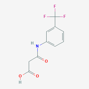 3-Oxo-3-{[3-(trifluoromethyl)phenyl]amino}propanoic acid