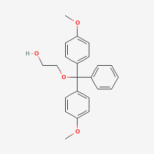 molecular formula C23H24O4 B8479270 2-[bis(4-methoxyphenyl)-phenylmethoxy]ethanol CAS No. 151835-83-5