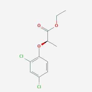 molecular formula C11H12Cl2O3 B8479271 ethyl (R)-2-(2,4-dichlorophenoxy)propionate 