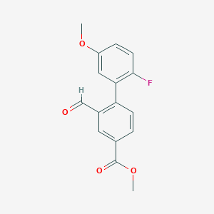 2'-Fluoro-2-formyl-5'-methoxy-biphenyl-4-carboxylic acid methyl ester