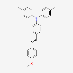 4-[2-(4-Methoxyphenyl)ethenyl]-N,N-bis(4-methylphenyl)aniline
