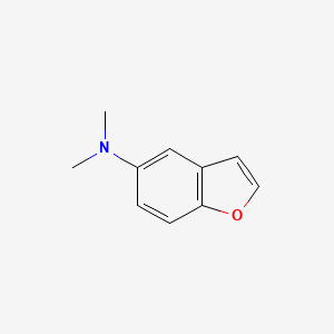 molecular formula C10H11NO B8479333 5-(Dimethyl)aminobenzo[b]furan 