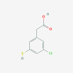 (3-Chloro-5-mercaptophenyl)acetic acid
