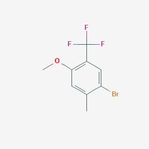 Benzene, 1-bromo-4-methoxy-2-methyl-5-(trifluoromethyl)-