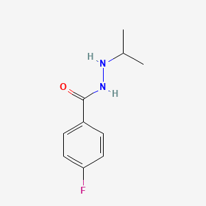 molecular formula C10H13FN2O B8479437 4-fluoro-N'-propan-2-ylbenzohydrazide CAS No. 2925-02-2
