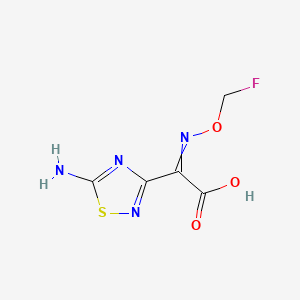(5-Amino-1,2,4-thiadiazol-3-yl)[(fluoromethoxy)imino]acetic acid