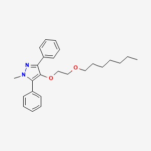 4-[2-(Heptyloxy)ethoxy]-1-methyl-3,5-diphenyl-1H-pyrazole