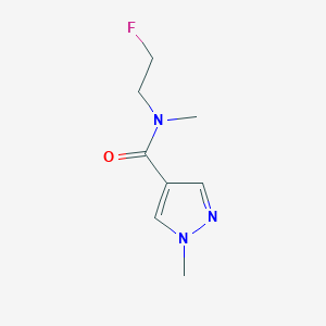 N-(2-Fluoroethyl)-N,1-dimethyl-1H-pyrazole-4-carboxamide