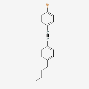 1-Bromo-4-[(4-butylphenyl)ethynyl]benzene