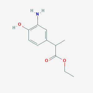 Ethyl 3-amino-4-hydroxy-phenyl-propionate