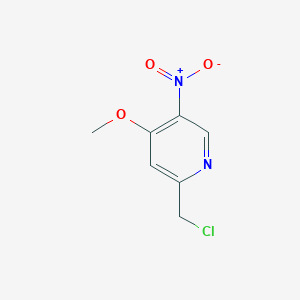 2-Chloromethyl-4-methoxy-5-nitro-pyridine