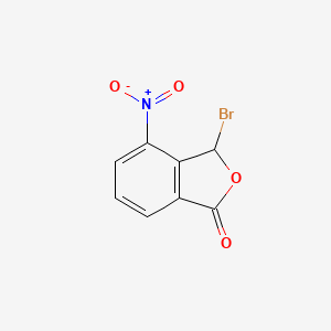 molecular formula C8H4BrNO4 B8479518 3-Bromo-4-nitrophthalide 