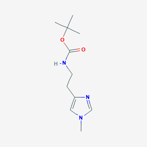 [2-(1-methyl-1H-imidazol-4-yl)-ethyl]-carbamic acid tert-butyl ester