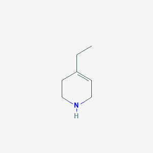 molecular formula C7H13N B8479674 4-Ethyl-1,2,3,6-tetrahydropyridine 