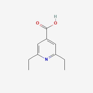 molecular formula C10H13NO2 B8479684 2,6-diethylisonicotinic acid 