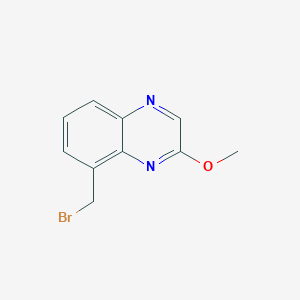 molecular formula C10H9BrN2O B8479923 8-bromomethyl-2-methoxyquinoxaline 