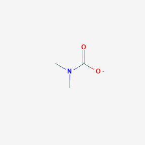 molecular formula C3H6NO2- B8479999 Dimethylcarbamate 