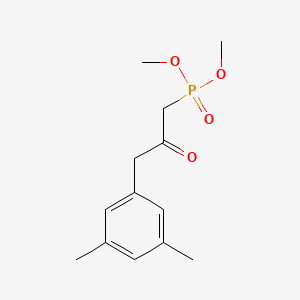 molecular formula C13H19O4P B8480006 Dimethyl [3-(3,5-dimethylphenyl)-2-oxopropyl]phosphonate CAS No. 62110-80-9