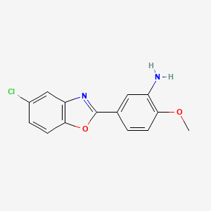2-(3-Amino-4-methoxyphenyl)-5-chlorobenzoxazole