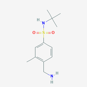 4-Aminomethyl-N-tert-butyl-3-methyl-benzenesulfonamide