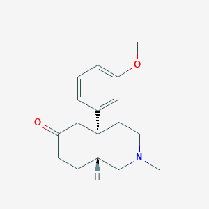 (4aS,8aR)-4a-(3-Methoxyphenyl)-2-methyloctahydroisoquinolin-6(2H)-one