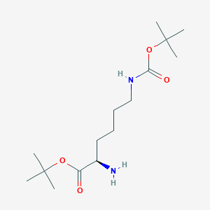 Tert-butyl n6-(tert-butoxycarbonyl)-d-lysinate