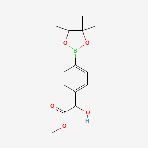Methyl 2-hydroxy-2-(4-(4,4,5,5-tetramethyl-1,3,2-dioxaborolan-2-YL)phenyl)acetate