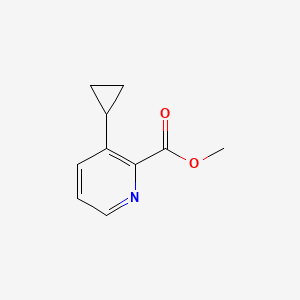 molecular formula C10H11NO2 B8480174 Methyl 3-cyclopropylpyridine-2-carboxylate CAS No. 878805-24-4