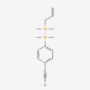 1-Allyl-2-(4-ethynyl-phenyl)-1,1,2,2-tetramethyl-disilane