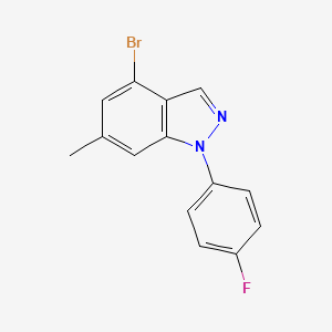 1h-Indazole,4-bromo-1-(4-fluorophenyl)-6-methyl-