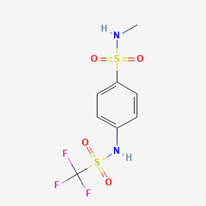 N-Methyl-4-[(trifluoromethanesulfonyl)amino]benzene-1-sulfonamide