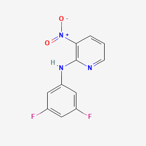 N-(3,5-difluorophenyl)-3-nitro-pyridin-2-amine
