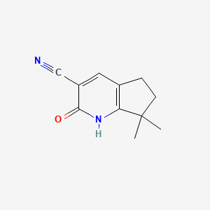 2-hydroxy-7,7-dimethyl-6,7-dihydro-5H-cyclopenta[b]pyridine-3-carbonitrile