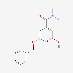 3-Benzyloxy-5-hydroxy-N,N-dimethylbenzamide