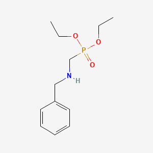 molecular formula C12H20NO3P B8480600 Diethyl (benzylamino)methylphosphonate CAS No. 50917-70-9