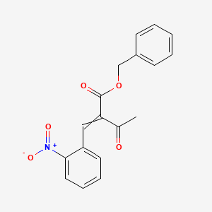 Benzyl 2-[(2-nitrophenyl)methylidene]-3-oxobutanoate