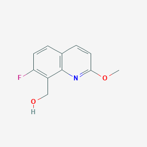 (7-Fluoro-2-methoxy-quinolin-8-yl)-methanol