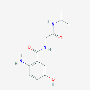 2-amino-5-hydroxy-N-(isopropylcarbamoylmethyl)benzamide