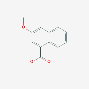 molecular formula C13H12O3 B8480789 Methyl 3-methoxy-1-naphthoate 