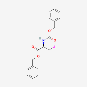 molecular formula C18H18INO4 B8480971 Cbz-beta-iodo-L-Ala-OBn 