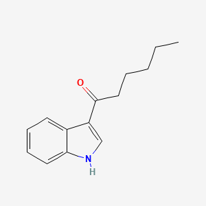 molecular formula C14H17NO B8481066 1-(1H-indol-3-yl)hexan-1-one 