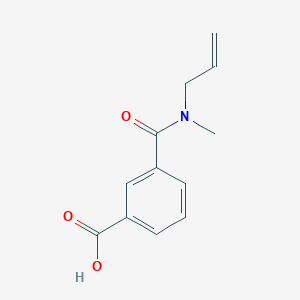 molecular formula C12H13NO3 B8481079 N-allyl-N-methyl-isophthalamic acid 