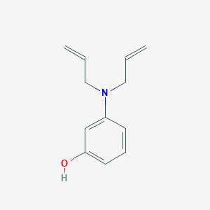 molecular formula C12H15NO B8481105 3-(N,N-diallylamino)phenol 