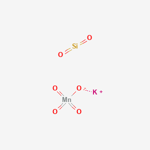 molecular formula KMnO6Si B8481312 Potassium permanganate on silica gel 